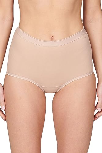 Ten Cate 2er Pack High Waist Damen Slip - Taille - M - Hautfarbe, Hautfarbe, M von Ten Cate