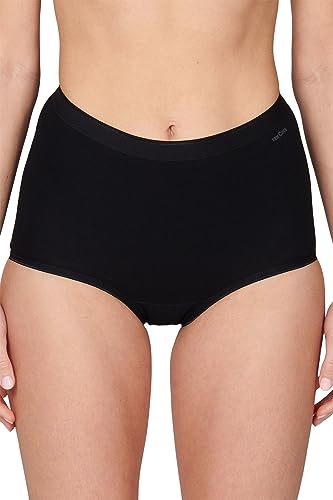 Ten Cate 2er Pack High Waist Damen Slip - Taille Ten Cate Unterwäsche Damen - Taille Slips - XL - Schwarz, blacks, XL von Ten Cate