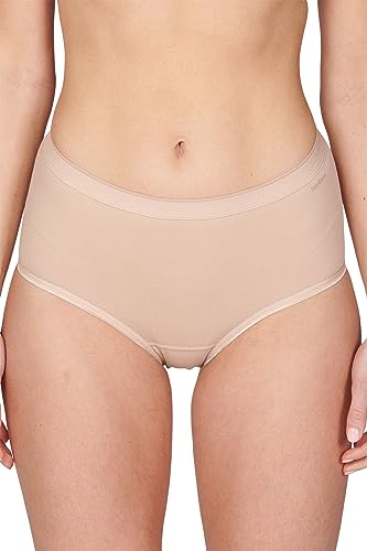 Ten Cate 4er Pack Midi Damen Slips - 32418 - Organic - M - Hautfarbe, Hautfarbe, M von Ten Cate