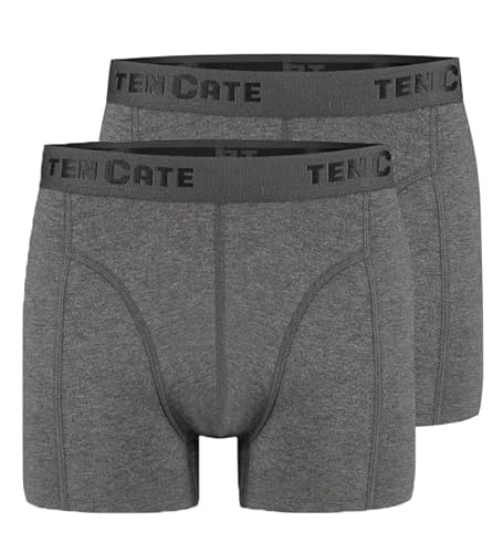 Ten Cate Basics Herren Shorts 2er Pack - 32323 - XXL - Farbe: Anthrazit, Größe: XXL, Farbe: Anthrazit, Größe: XXL, XXL von Ten Cate