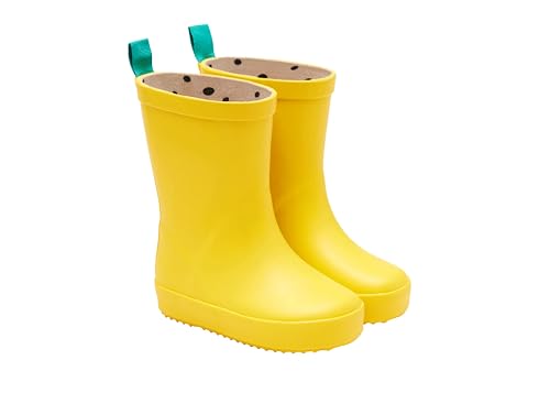 Ten Little Kleinkind-Regenstiefel für Jungen und Mädchen, wasserdicht, leicht, flexibel, Gummi-Gummistiefel mit Traktion für Kinder, gelb, 9 Toddler Ten Little Kleinkind-Regenstiefel für Jungen und Mädchen, wasserdicht, leicht, flexibel, Gummi-Gummistiefel mit Traktion für Kinder, gelb, 9 Toddler von Ten Little
