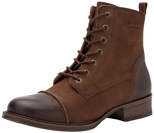 Ten Points Damen Pandora Mode-Stiefel, Nutbrown, 36 EU von TEN POINTS