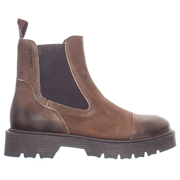 Ten Points - Women's Mimmi Nubuck Chelsea Boots - Freizeitstiefel Gr 36 braun/grau von Ten Points