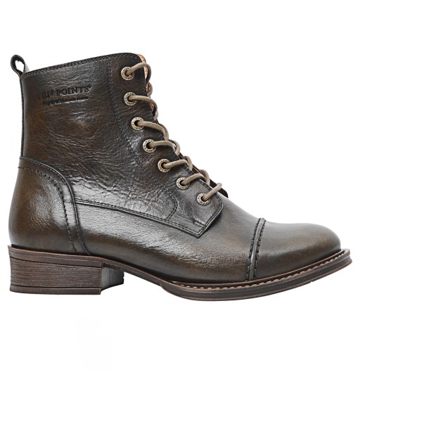 Ten Points - Women's Pandora Boots Tanned Leather - Freizeitstiefel Gr 37 grau von Ten Points