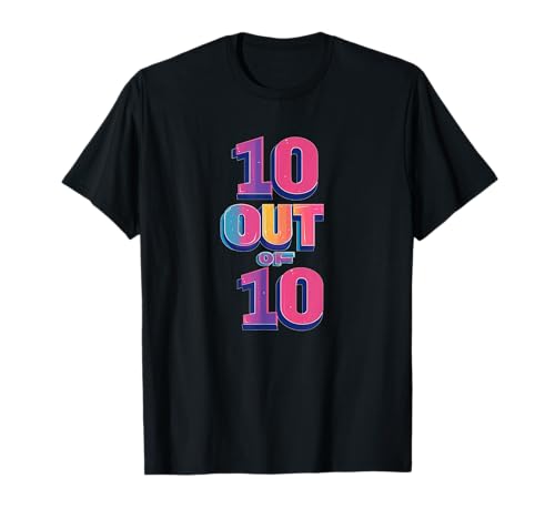 Buntes Rede-Kostüm Ten Out of Ten für Jungen und Mädchen T-Shirt Buntes Rede-Kostüm Ten Out of Ten für Jungen und Mädchen T-Shirt von Ten out of Ten Outfit