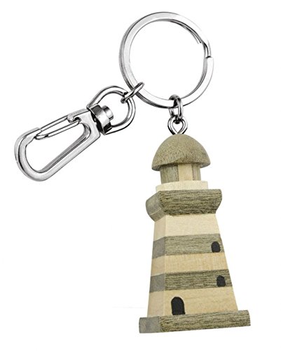 Ten Hölzernes Leuchtturm keychain cod.EL34034 cm 9x2,8x2,4h by Varotto & Co. von Ten