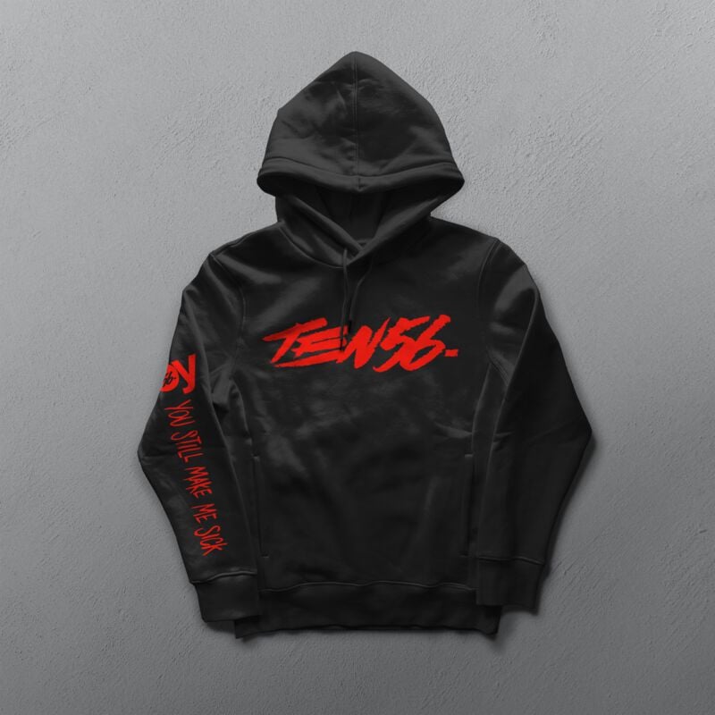 Ten56. Kapuzenpullover - Boy - S bis 3XL - für Männer - Größe S - schwarz  - Lizenziertes Merchandise! von Ten56.