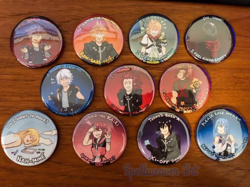 Kingdom Hearts 2, 25 "-stifte Für Müde Menschen Kingdom Hearts 2, 25 "-stifte Für Müde Menschen von TenLittleCats