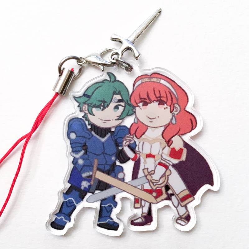 "Versilberte "Feuer Emblem Hallers" Charm von TenLittleCats