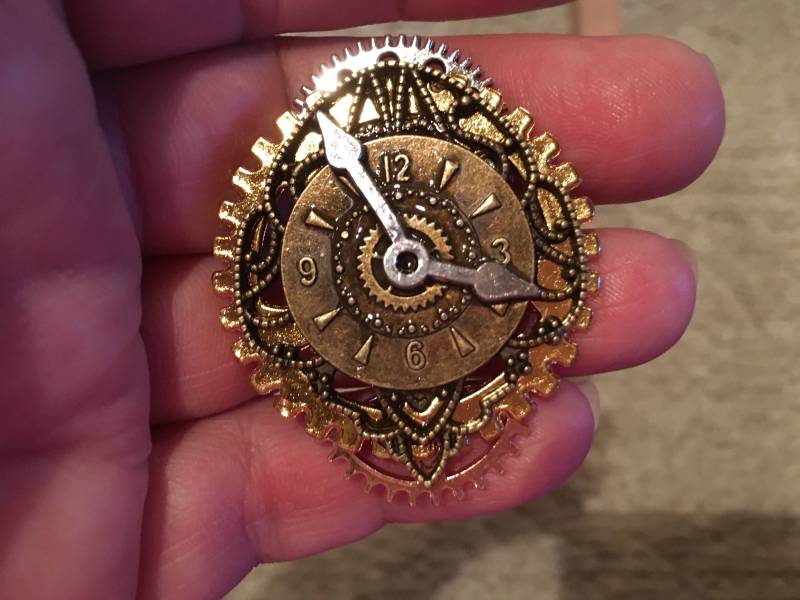 Funky Freestyle-steampunk-Uhr-Anhänger von TenaciousHopeGifts