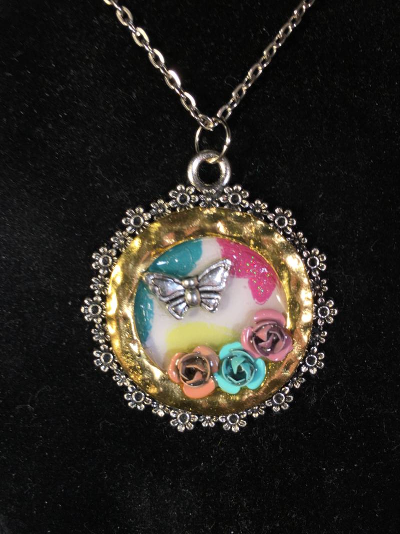 Schmetterling Blumen von TenaciousHopeGifts