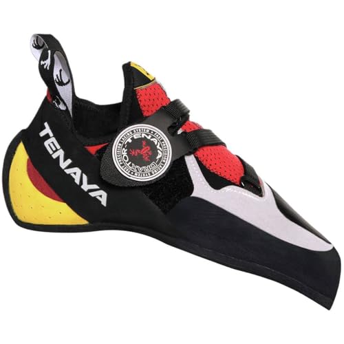 Tenaya Iati Gelb-Rot - Präziser leistungsstarker Kletterschuh, Größe EU 40 - Farbe Red - Yellow von Tenaya