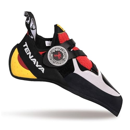 Tenaya Iati Gelb-Rot - Präziser leistungsstarker Kletterschuh, Größe EU 41.5 - Farbe Red - Yellow von Tenaya
