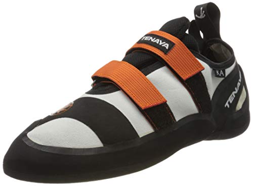 Tenaya Ra Orange-Weiß - Reaktionsstarker High-Performance Kletterschuh, Größe EU 42.5 - Farbe White - Orange von Tenaya