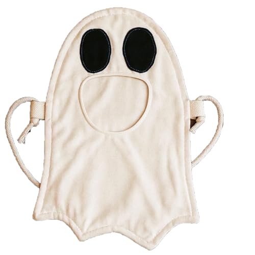 Halloween Ghost Candy Bag, Cute Ghost Pattern Shoulder Bag for Trick-or-Treating Party and Halloween Party (1 set) von Tencipeda