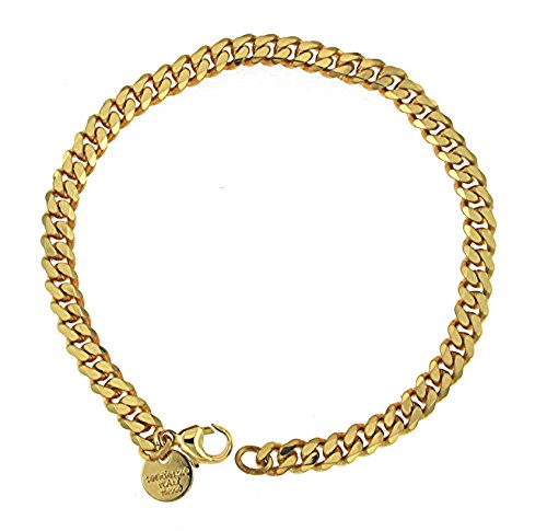 Tendenzalia Panzerarmband original italienische Grumetta-Kette 18kt vergoldet 5mm breit Länge 16cm Tendenzalia Panzerarmband original italienische Grumetta-Kette 18kt vergoldet 5mm breit Länge 16cm von Tendenzalia