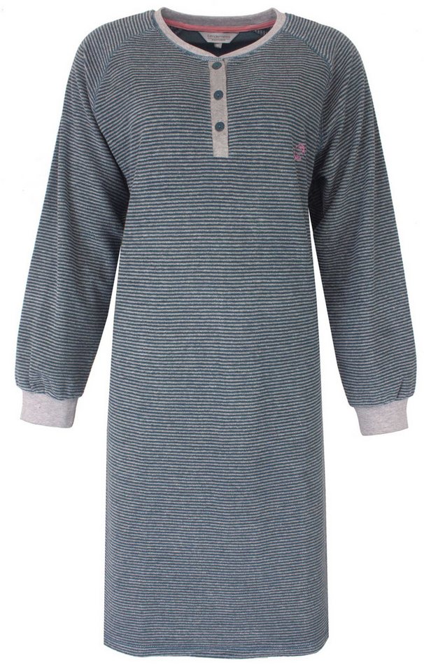 Tenderness Nachthemd Damen Frottee Schlafshirt (1-tlg) kuschelige Qualität von Tenderness