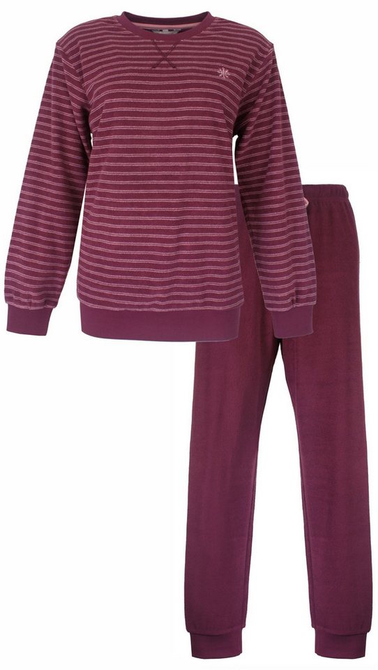 Tenderness Schlafanzug Damen Frottee Pyjama (2 tlg) kuschelige Qualität von Tenderness
