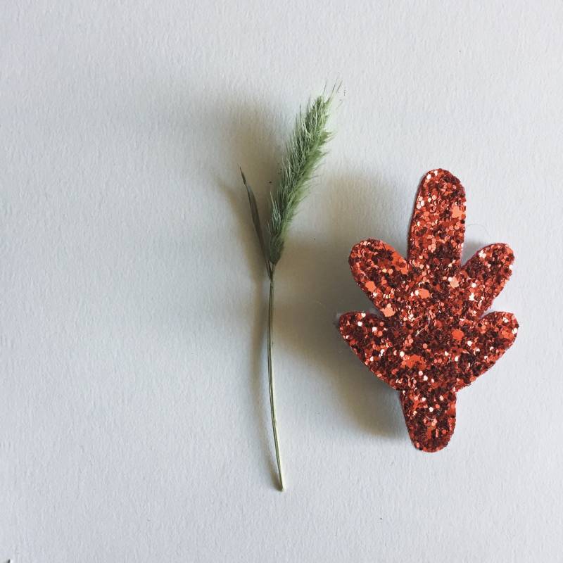 Eglantine Ziemlich Blatt - Brosche Handmade Zart Kaktus La Rochele von TendreCactus