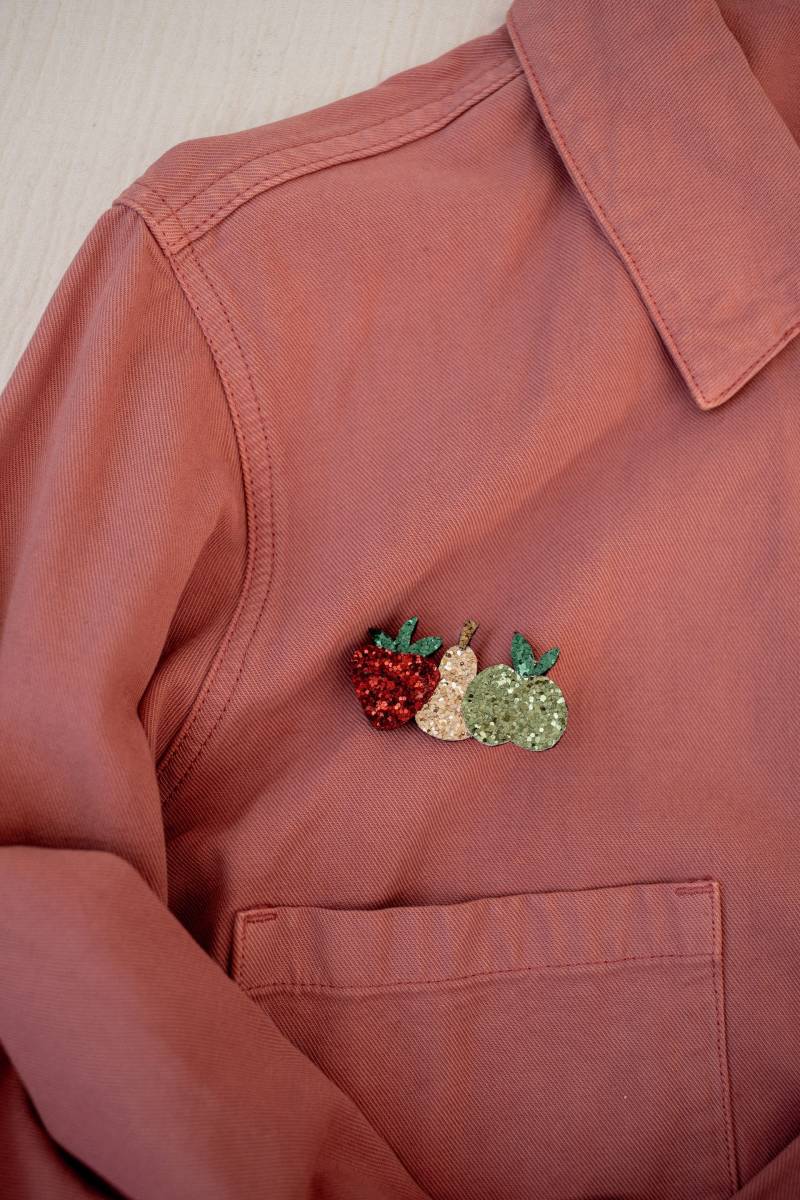 Handgemachte Handgemachte Frutti Brosche Mit Liebe Von Tender Cactus von TendreCactus