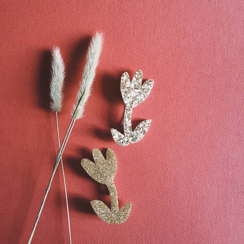 Mia - Hübsche Blume Brosche Handmade Zarte Kaktus La Rochelle von TendreCactus