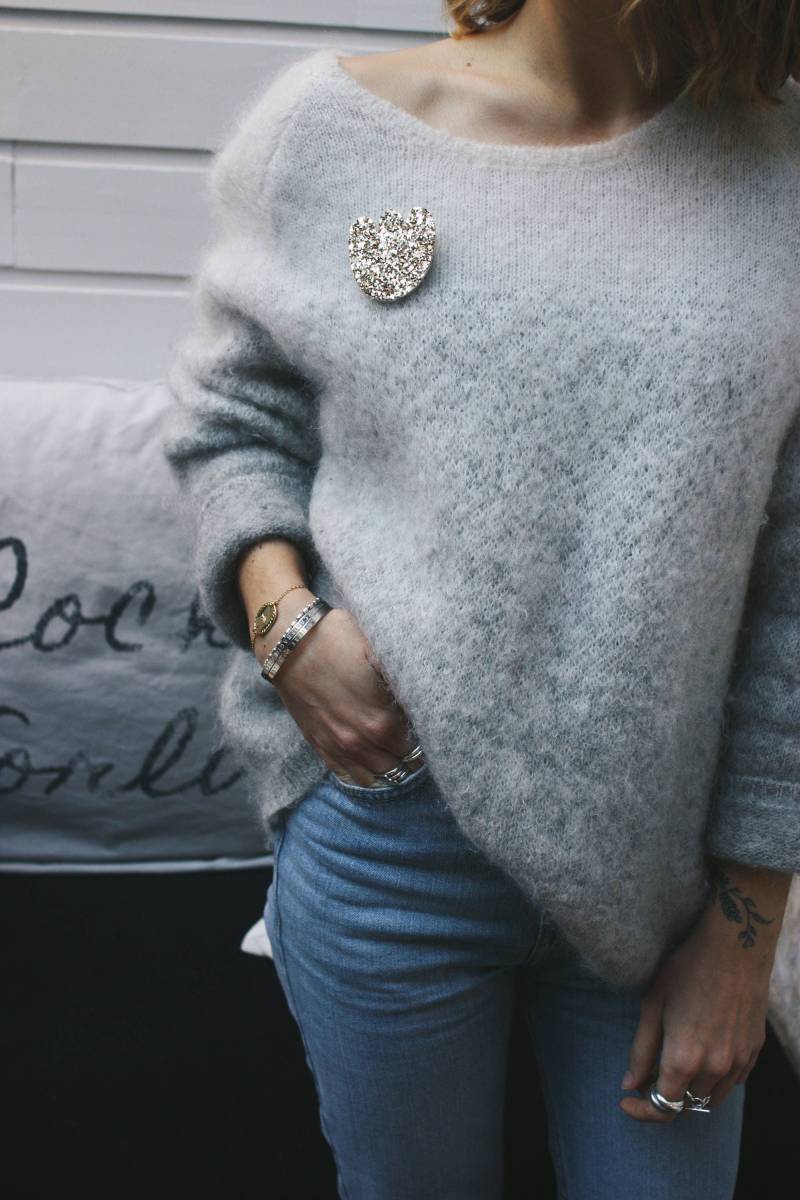 Süße Aurora Maxi - Pfingstrosen Brosche Pin Pfingstrose Zart Kaktus Handmade La Rochelle von TendreCactus