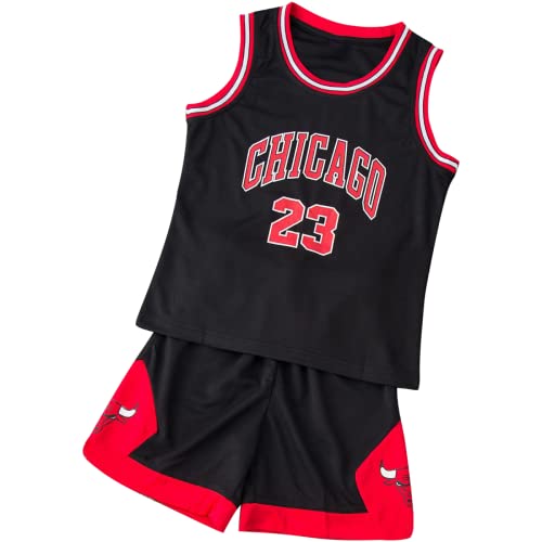 TenhCreek Basketball Trikot Kinder,Basketball Training Trikot Kinder, Basketball Trikot für Jungs-Weste und Short 2-Teilige, Basketball Kleidung Kinder Geschenke für Jungen im Alter Von 4-14 Jahren von TenhCreek