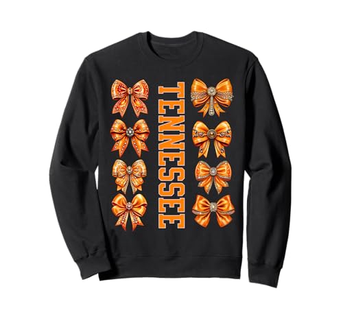 Tennessee Coquette Orange Bows, Women Girls Tween Kids Sweatshirt Tennessee Coquette Orange Bows, Women Girls Tween Kids Sweatshirt von Tennessee Bow & Belle Apparel and Gifts