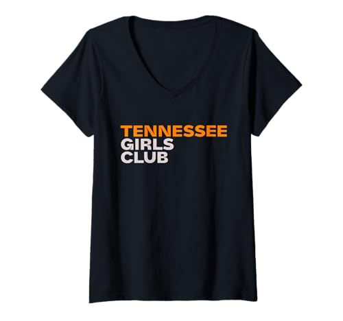 Damen Tennessee Girls Club. Fun Women's Girls Tween Tennessee T-Shirt mit V-Ausschnitt Damen Tennessee Girls Club. Fun Women's Girls Tween Tennessee T-Shirt mit V-Ausschnitt von Tennessee Girls Club Tops and Apparel