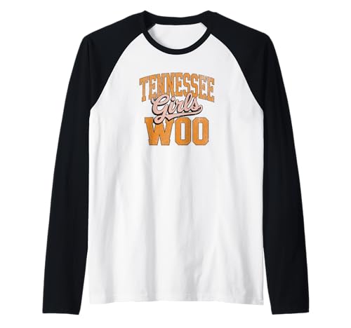 Tennessee Girls WOO Varsity Style. Cute Fan Raglan Tennessee Girls WOO Varsity Style. Cute Fan Raglan von Tennessee Girls Woo Retro designs for women