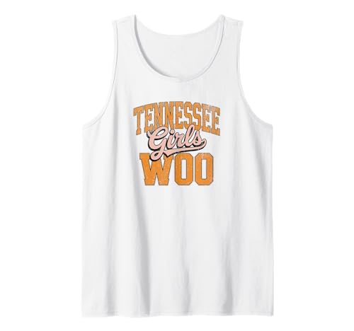 Tennessee Girls WOO Varsity Style. Cute Fan Tank Top Tennessee Girls WOO Varsity Style. Cute Fan Tank Top von Tennessee Girls Woo Retro designs for women