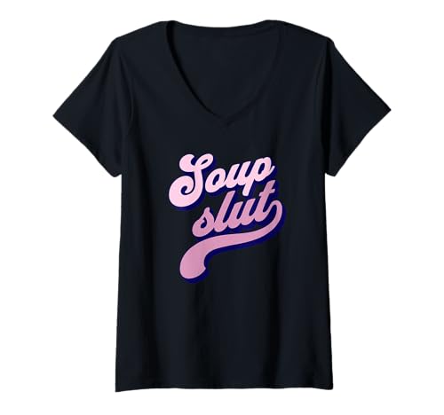 Damen Suppe Schlampe T-Shirt mit V-Ausschnitt Damen Suppe Schlampe T-Shirt mit V-Ausschnitt von Tennessee Merchant