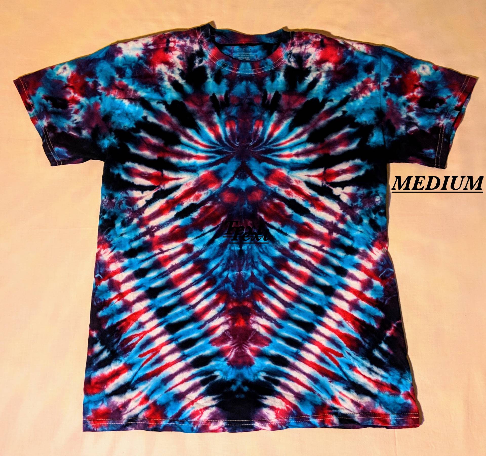 V Psydye Tiedye T-Shirt V Psydye Tiedye T-Shirt von TennesseeTieDyeArt