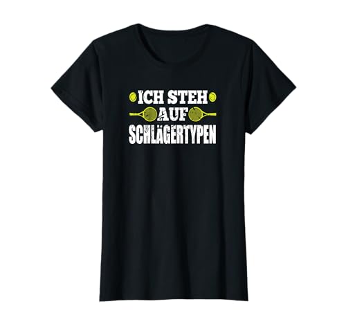Tennisspielerin Ich Steh Auf Schläger Frauen Tennis T-Shirt von Tennis Bekleidung Damen