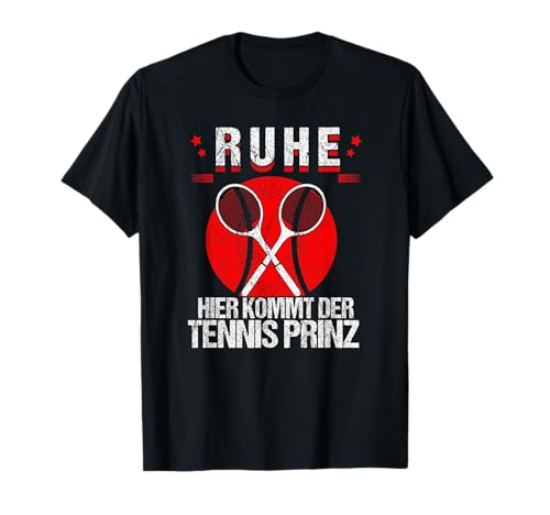 Herren Tennis Prinz Tennisschläger Männer Tennis Jungen T-Shirt von Tennis Geschenke Und Zubehör Für Jungs Und Männer