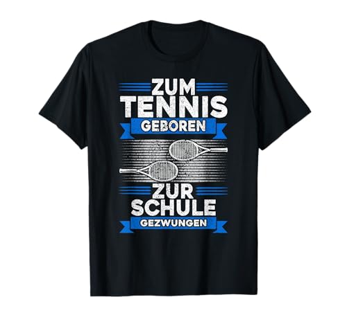 Tennis Tennisschläger Schule Jungs Tennis Jungen T-Shirt von Tennis Geschenke Und Zubehör Für Jungs Und Männer