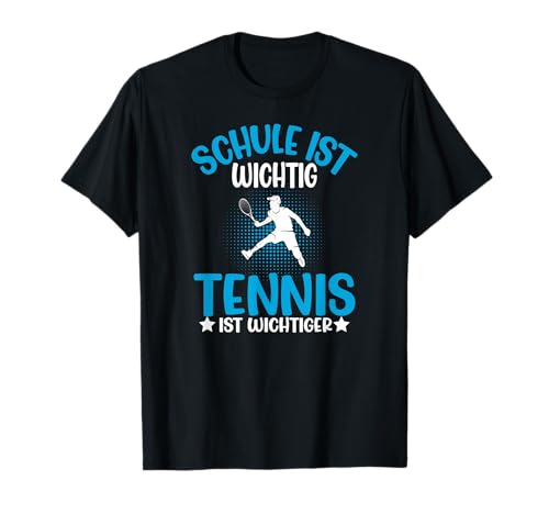 Tennis Tennisschläger Schule Jungs Tennis Jungen T-Shirt von Tennis Geschenke Und Zubehör Für Jungs Und Männer