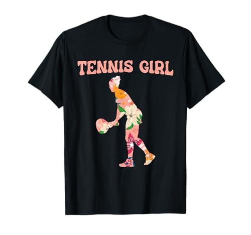 Tennis Girl Tennisschläger - Tennisball Tennisspieler T-Shirt von Tennis Geschenke & Ideen