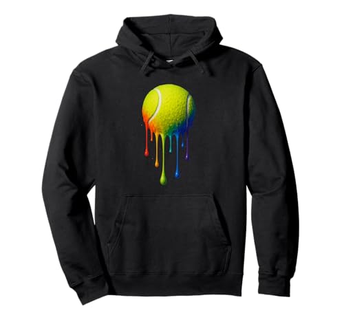 Tennisball tropfend, Cooler Tennisspieler Jungen Herren Damen Pullover Hoodie Tennisball tropfend, Cooler Tennisspieler Jungen Herren Damen Pullover Hoodie von Tennis Lovers, Players & Coaches Shirts