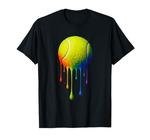 Tennisball tropfend, Cooler Tennisspieler Jungen Herren Damen T-Shirt Tennisball tropfend, Cooler Tennisspieler Jungen Herren Damen T-Shirt von Tennis Lovers, Players & Coaches Shirts