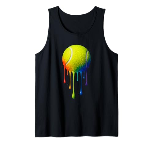 Tennisball tropfend, Cooler Tennisspieler Jungen Herren Damen Tank Top Tennisball tropfend, Cooler Tennisspieler Jungen Herren Damen Tank Top von Tennis Lovers, Players & Coaches Shirts