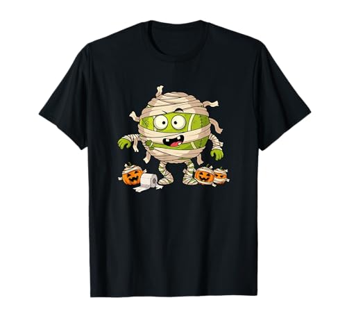 Lustiger Tennis-Mumien-Kürbis für Halloween, Kinder, Herren und Damen T-Shirt von Tennis Lovers Cute Halloween Outfits for Boy Girl
