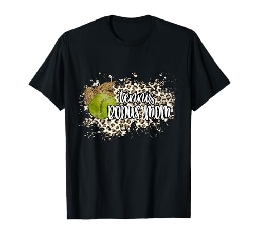 Tennis Bonus Mama Tennisball Graphic Shirt Leopard Bandana T-Shirt Tennis Bonus Mama Tennisball Graphic Shirt Leopard Bandana T-Shirt von Tennis Matching Family Game Day Graphic Style Tees