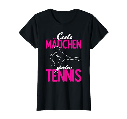 Coole Mädchen Spielen Tennis Tennisspielerin Trainerin T-Shirt von Tennis Spielerin Sportlerin Bekleidung & Designs
