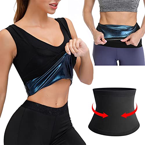 Schweiß Taille Trimmer Gürtel für Frauen, Tummy Control Waist Shaper, Workout Verlust Gürtel, Workout Korsett Taille Trainer, Gewichtsverlust und Taille Schlankheitsmittel, Sauna Gürtel, Plus Size von Tenorbass