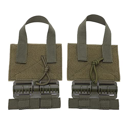 Tenpac Quick Release Kummerbund MOLLE Removal Buckle, Quick Release Schnallen Set Langlebig für JPC 6094 Weste(Grün) von Tenpac