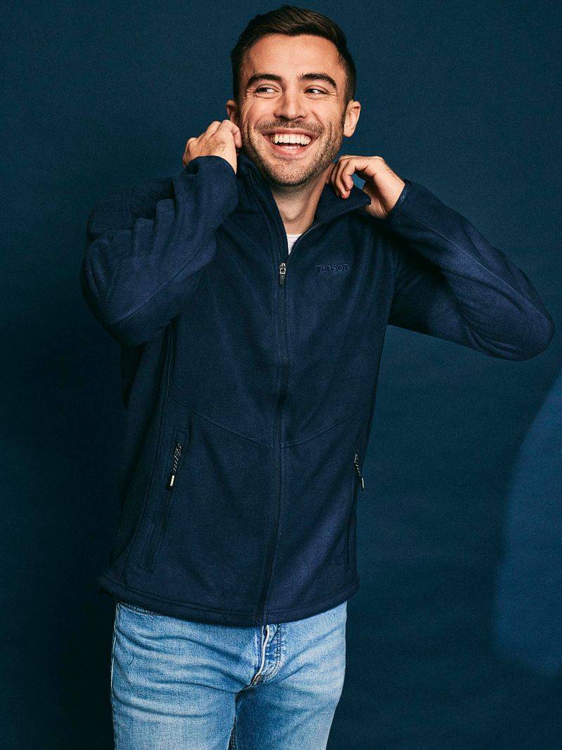 Tenson Miracle Fleece Jacke Navy - Größe L von Tenson