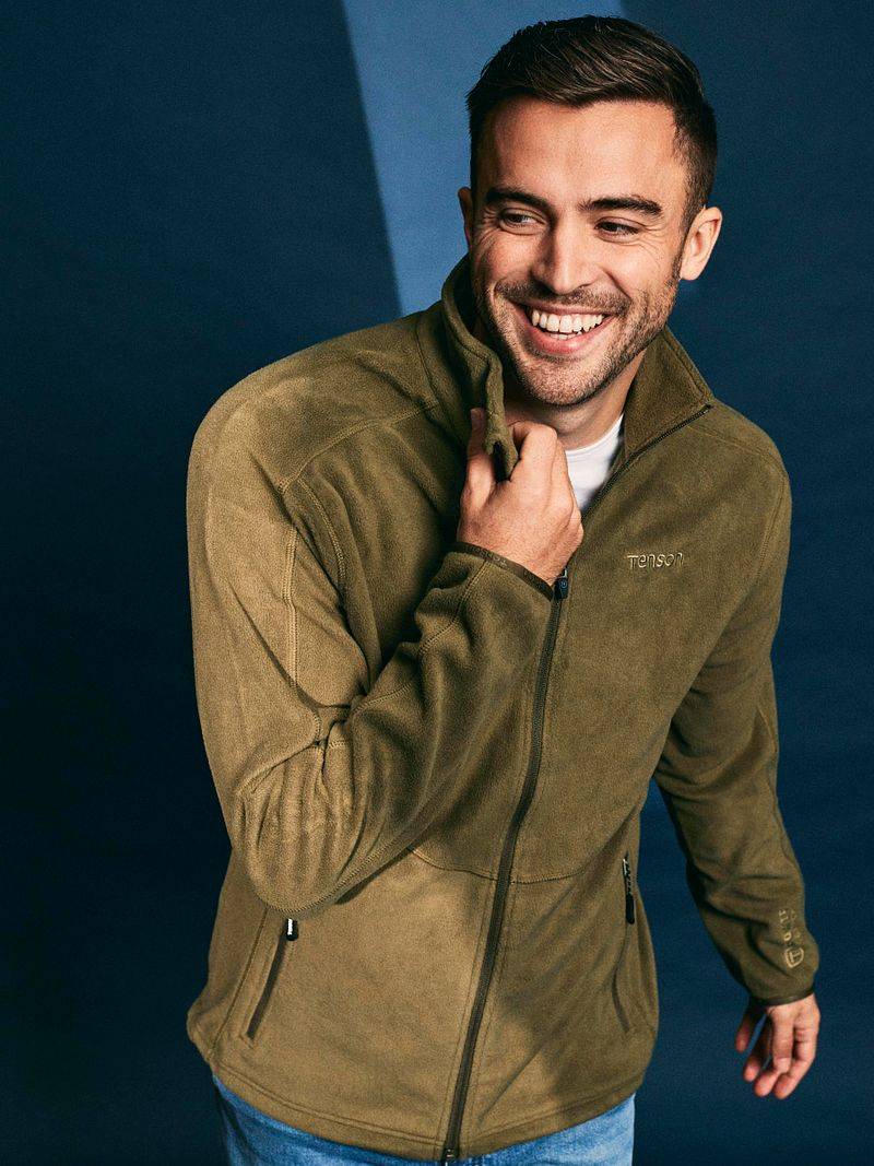 Tenson Miracle Fleece Jacke Olivgrün - Größe XXL von Tenson