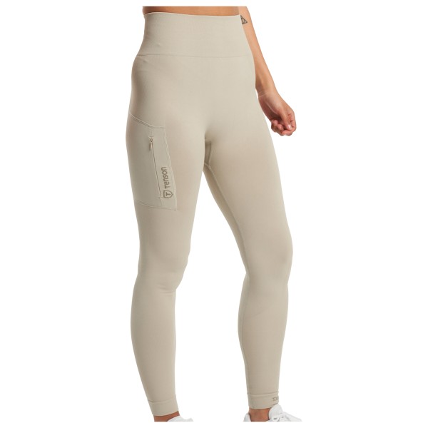 Tenson - Women's TXlite Seamless Tights - Leggings Gr L beige von Tenson