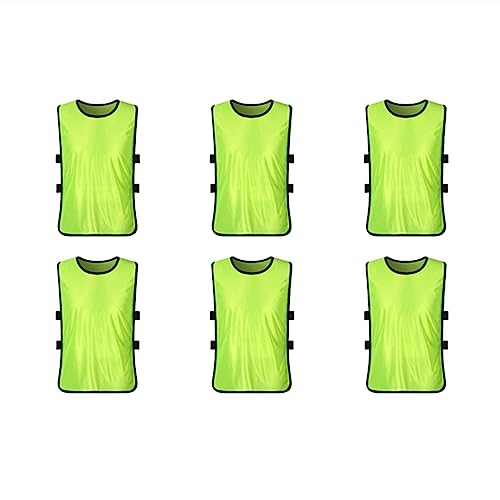6pcs Vest Training Vest Marking Shirts Set Men Women Adults Football Basketball Training Jersey Vest von Teogneot